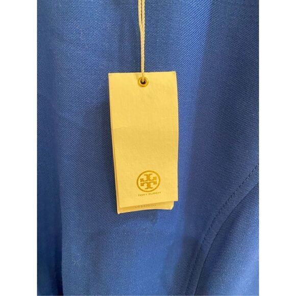 NWT Authentic TORY BURCH Jane Dress in Blue Dahlia Size 10 $428 ~ BRAND NEW - Picture 3 of 7